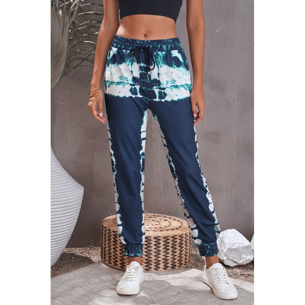 Tie-dyed Print Elastic Waist Jogger Tie-dyed Print Elastic Waist Jogger