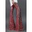 Red Sequin Wide Leg Pants