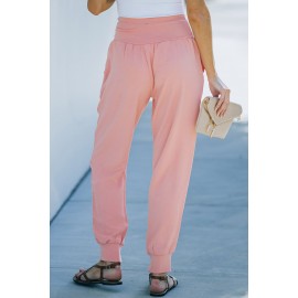 Pink Pocketed Casual Joggers Pink Pocketed Casual Joggers