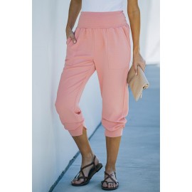 Pink Pocketed Casual Joggers Pink Pocketed Casual Joggers