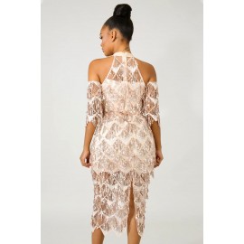 Fringe Sequin Midi Dress Fringe Sequin Midi Dress