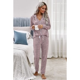 Pink Sound Asleep Button Pajama Set Pink Sound Asleep Button Pajama Set