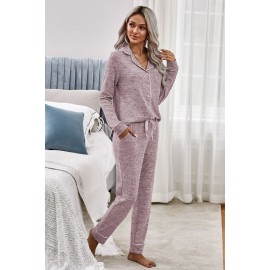 Pink Sound Asleep Button Pajama Set Pink Sound Asleep Button Pajama Set