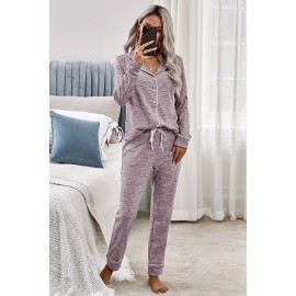 Pink Sound Asleep Button Pajama Set Pink Sound Asleep Button Pajama Set