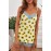 White Lace Trim Sunflower Camisole And Shorts Pajamas Set