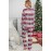 Red Shirt Collar Plaid Button Down Christmas Pajama Set