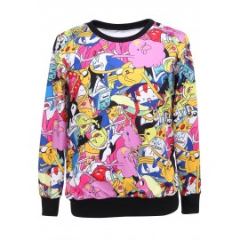 Adventure Time Broball Pullover Women Hoody Sweatshirt Adventure Time Broball Pullover Women Hoody Sweatshirt