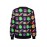 Fashion Emoji Print Black Women Sweatshirt
